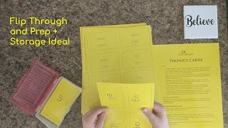 *Discontinued* TGTB PHONICS CARDS FLIP THROUGH LEVEL K - 2 || The Good and The Beautiful