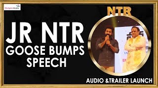 Jr Ntr Goose Bumps Speech @NTR Biopic Audio & Trailer Launch Event