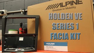 Alpine's Brand New VE Series 1 Single And Dual Zone Facia Kit With Touchscreen Display!!