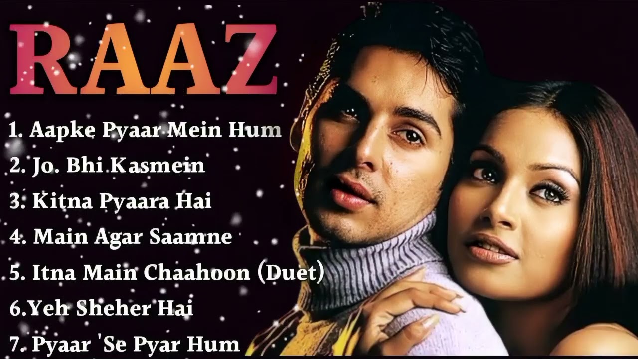 Raaz Movie All Songs||Bipasha Basu & Dino Raaz Movie AllSongs Jukebox ...