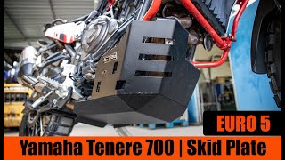 Yamaha Tenere 700 Euro 5 Skid Plate - Installation Instructions #outbackmotortek #yamahatenere700