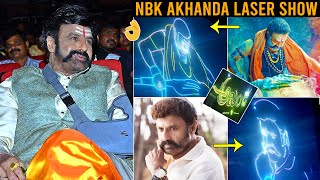 SUPERB👌: Balakrishna's Akhanda Laser Show | Akhanda Pre Release Event | Boyapati Sreenu | NB