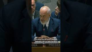 UN Security Council Head Scolds Russian Envoy Over Zelenskiy Protest