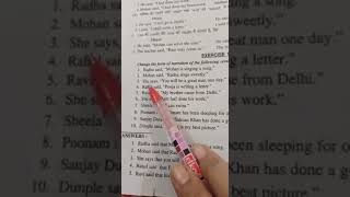 Reported speech Exercise 1
