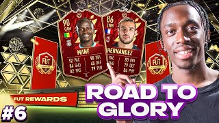 RANK 2 FUT CHAMPS REWARDS.. CAN WE GET RED MANE?🥳🔴 BROKE BOYS #6 (FIFA 22 RTG)