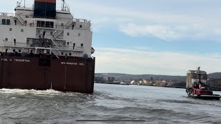 Paul R Tregutha Returns to Duluth After Only 2 Hour Sail, Following Unknown Issue (Now Fixed)