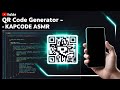 QR Code Generator & Scanner | Html-Css-JavaScript | KapCode ASMR | No Talking