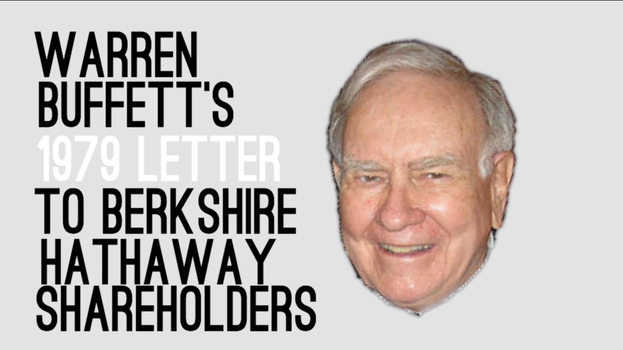 Warren Buffett's 1979 Letter To Berkshire Shareholders - Animated - YouTube