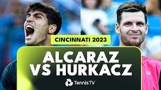 AMAZING MATCH! Carlos Alcaraz vs Hubert Hurkacz | Cincinnati Highlights 2023