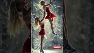 two beautiful girl dances magic on agt ice latin dancing #americagottalent #dance #america #shorts