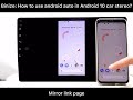 binize how to use android auto in android 10 car stereo