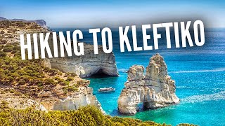 HIKING TO KLEFTIKO BAY - Pirates Lair on Milos | HELLOMYNAMEISTONY