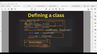 9618 - Python video tutorial Class 4 (Part 4 - OOP Constructor + Private variables ) - Python tutor