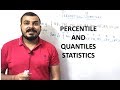STATISTICS- PERCENTILES and QUANTILES