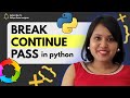 Python Break, Continue & Pass Explained with Real Examples | Loops Control Statements Tutorial