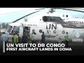 UN helicopter lands at Goma airport after year-long closure to monitor ceasefire in DR Congo