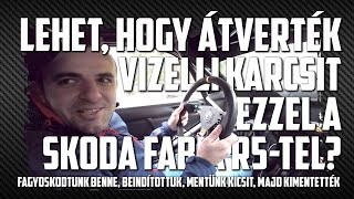 LEHET, HOGY ÁTVERTÉK VIZELLI KARCSIT EZZEL A FABIA R5-TEL? - Az első méterei az új autójával