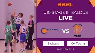 BK Ķekava 2015 vs KV Team 2015 | BBBL Boys U10