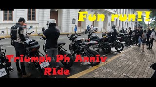 Triumph Philippines | Anniversary ride | TTCP | Triumph Trident Club Ph | WeekEndSquad | Unity Ride