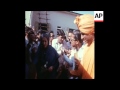 SYND 17/05/71 Indian Prime Minister Indira Gandhi Tours Refugee Camp