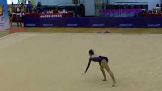 102年全運會韻律體操Rhythmic Gymnastic古妮臻_球