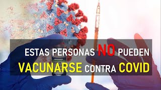 🔴 ¿QUIÉNES NO DEBERÍAN VACUNARSE CON LA VACUNA PFIZER? | COVID-19 💉❌