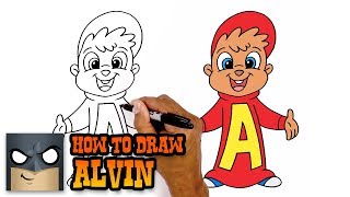 How to Draw Alvin | Alvin and the Chipmunks