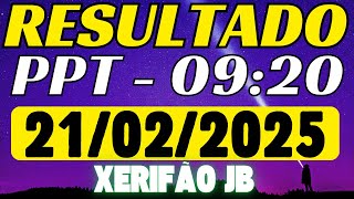 Resultado do jogo do bicho ao vivo PPT - LOOK 09HS 20/02/25