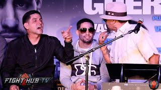 ANGEL GARCIA VS RUBEN GUERRERO! BOTH ALMOST FIGHT AT PRESS CONFERENCE AS RUBEN GOES AFTER ANGEL!