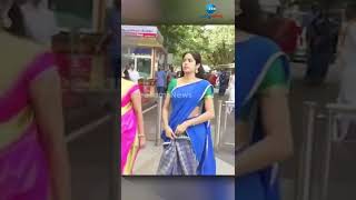 திருப்பதி கோவிலில் ஸ்ரீதேவி மகள் தரிசனம்😍! | Sridevi's daughter Darshan in Tirupati Temple!