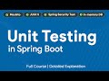 Master Unit Testing in Spring Boot | JUnit, Mockito | Step-by-Step Tutorial