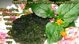 উষনি( রসুন )শাকের এই রেসিপি ঔষুধি গুনাগুনে ভরপুর || Ushni( Rosun ) Electric Shock Shaker Recipe....