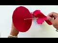 diy wall hanging paper heart for valentine s day decoration ideas room decor