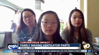 Chula Vista family making ventilator parts