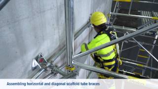 Load-bearing tower Staxo 100 - Anchoring on structure and bracing [EN]