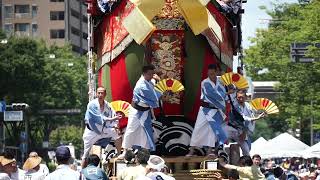 2023祇園祭 後祭 山鉾巡行 大舟鉾 辻回し その1 #祇園祭 #山鉾巡行