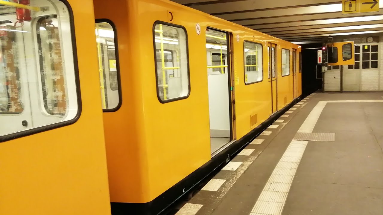 U-Bahn Berlin Mitfahrt Von Pankow Bis Theodor-Heuss-Platz Im A3L92 Auf ...