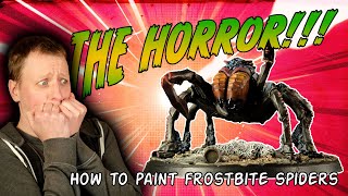 Aaarrgghhhh! Arachnids! How to paint Giant Frostbite Spiders 🕷🕷🕷