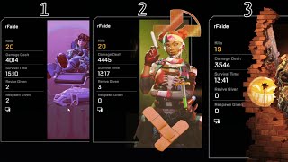 I DROPPED THREE 20 BOMBS IN A ROW... (Apex Legends)