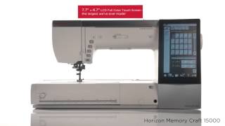 Horizon Memory Craft 15000 machine features