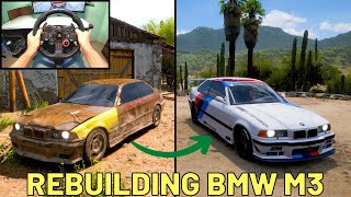 Forza Horizon 5 - Rebuilding 1997 BMW M3 | Logitech G29 Gameplay (Steering Wheel) | FH5 BMW M3