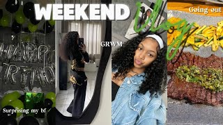 WEEKEND VLOG | Boyfriends Bday! |Surprising Him… | GRWM, Going Out, BF’s Photo Shoot etc