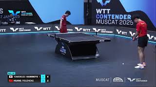 Tomokazu Harimoto vs Huang Youzheng | MS QF | WTT Contender Muscat 2025