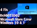 0x80073D02 Microsoft Store Error Code In Windows 11 - 4 Fix How To