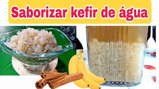 Como saborizar seu kefir de água com sabor de frutas