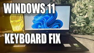 How To Fix Some of Laptop Keyboard Keys Are Not Working in Windows 11