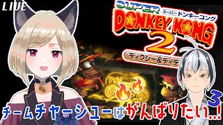 【ドンキ２】チームチャーシューはがんばりたい🔥ドンキ２　３日目【#ゲーム配信 #新人vtuber #チャんとしてます#ドンキーコング3 】