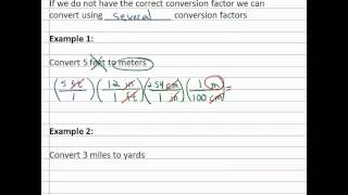 11.4b Dimensional Analysis - Multi-Step Conversions