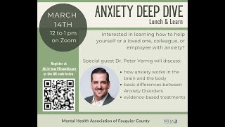 Anxiety Deep Dive with Dr. Peter Vernig
