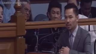 senator pacquiao pinag tatawanan ng coach nya sa senado?